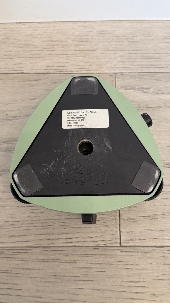 Leica GDF322 Tribrach With Optical Plummet Green 777509 for sale