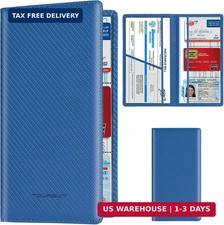 TOURSUIT Car Registration and Insurance Card Holder, Vehicle License Document Gl