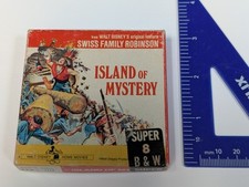 8 MM Swiss Family Robinson Island of Mystery B W Super 1112 Disney Partial 