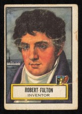 1952 Topps Look N See 73 Robert Fulton Gvg Right Edge Bend