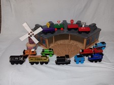 Thomas Wooden Track Lot Straight Curves 81 Pi...