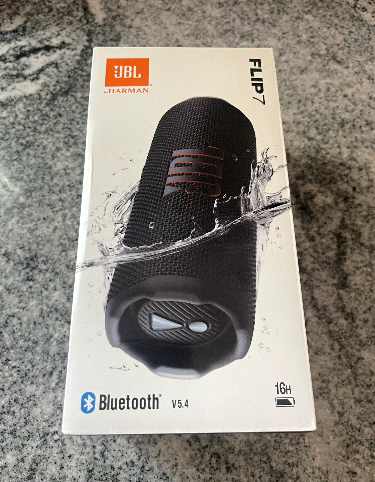 JBL Flip 7 Portable Bluetooth Speaker Black