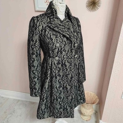 FIND Beth Bowley lace effect long unique dress coat lined 2 Love