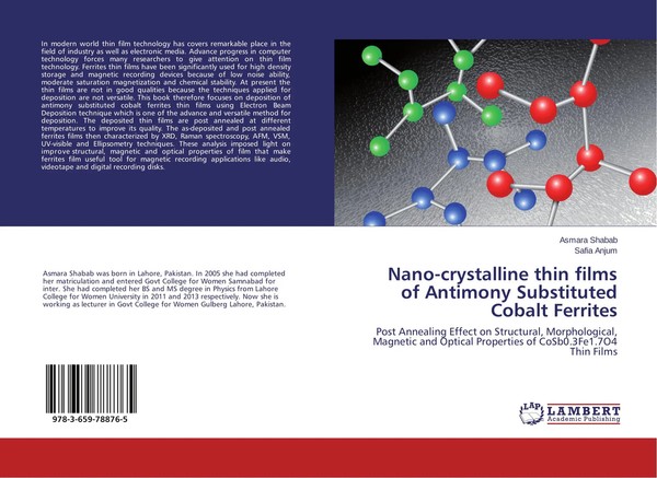 Asmara Shabab (U. A.) | Nano-Crystalline Thin Films Of Antimony Substituted...-image