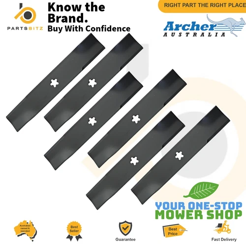 6X 42" Blades for Husqvarna Ride on Mower YTH2242TD , EZ4217 , EZ4220 , FEZ4216 - Picture 2 of 5