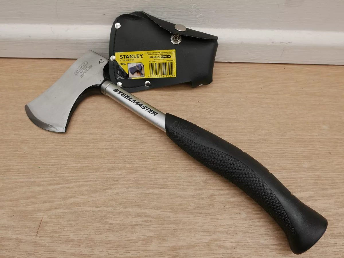 STANLEY STEELMASTER 900 GRAM TUBULAR STEEL HAND AXE HATCHET SHEATH 1 51 030