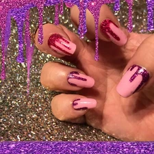 Color Nail Polish Strips, 16ct. Dripping Overlay   READ DESCRIPTION BELOW😁