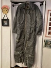 VTG Flight Suit Mens Medium Green USAF Coveralls Vietnam Flying Military