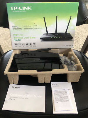 TP - Link AC1350 Wireless Dual Band Wifi Router Archer C59 WORKS GREAT!