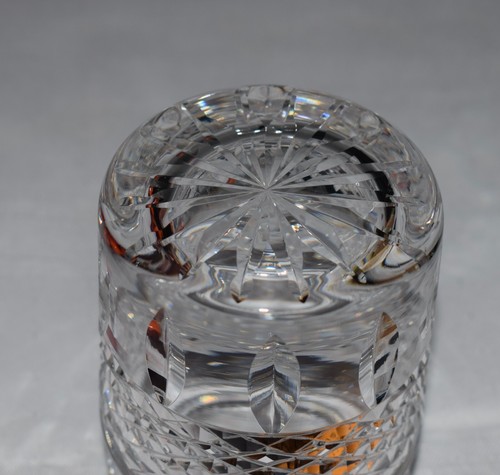 Vintage Waterford Crystal Small Jam Jar Covered Sugar Jar Barrel 4.25” Tall CCM - Picture 6 of 7