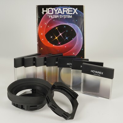 Hoyarex 7 Filter Set with 2 Holders & Removable Rubber Hood