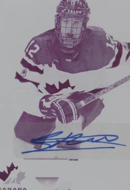 Autographed Printing Plate Magenta