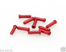 10 Bike Shift Brake Cable Ends Tips Caps Crimps RED 