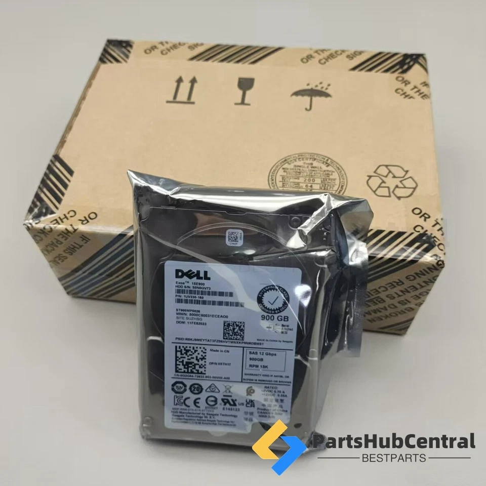 Dell 900GB SAS 15k 2.5" 12G HDD XTH17 Seagate ST900MP0026 in 3.5” Caddy US - Image 2 of 4