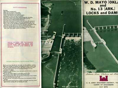 W.D. Mayo (Oklahoma) and No. 13 (Arkansas) Locks and Dams Map