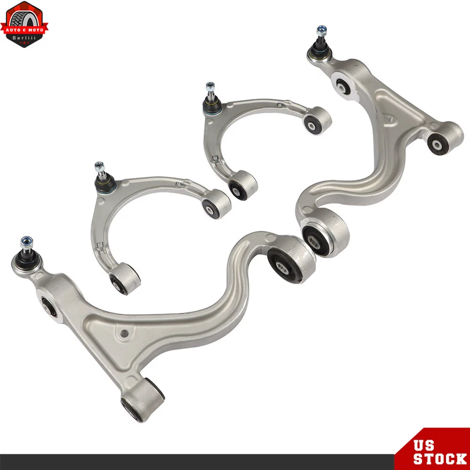 Set Front Upper Lower Control Arms For 2010/2011/2012/2013 Porsche Panamera - Image 3 of 4