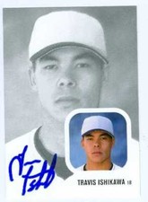 Travis Ishikawa autographed Baseball Card (Minor League Card)