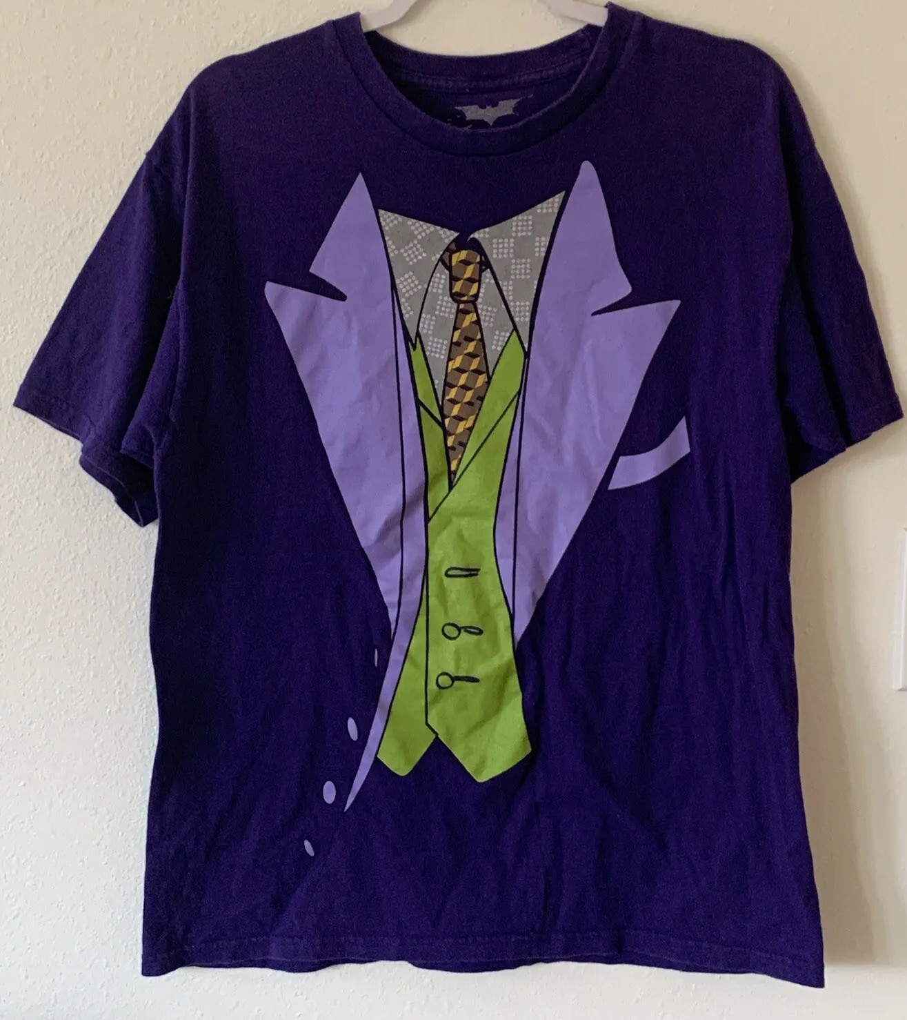 Joker T Shirt Batman The Dark Knight Full Front Size Large