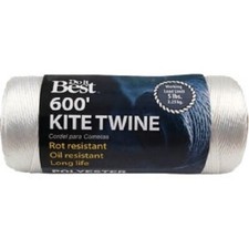  4 -Do it Best 0.020 In. x 600 Ft. White Polyester Kite String Twine 635448