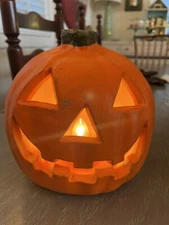 Vtg 1998 The Paper Magic Group Lighted Halloween Jack-O-Lantern Pumpkin Tested