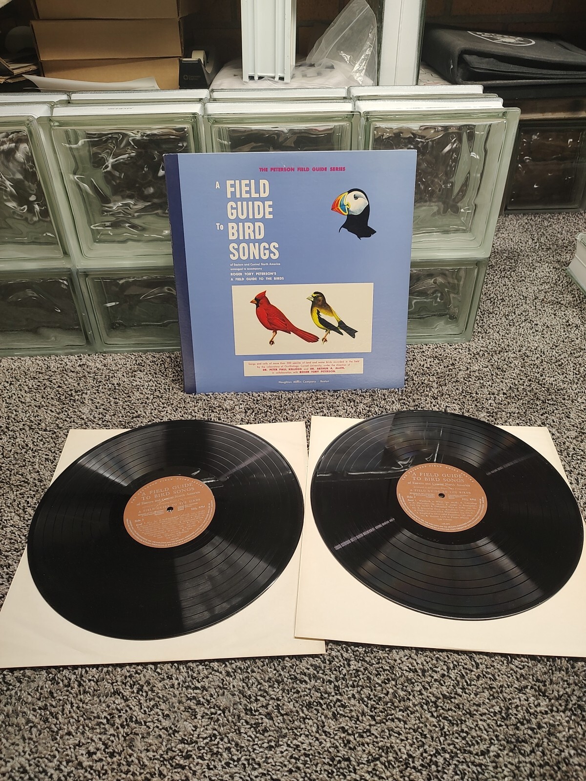 Peterson Cornell Field Guide to Bird Songs 300+ Species 2LP Vinyl EX