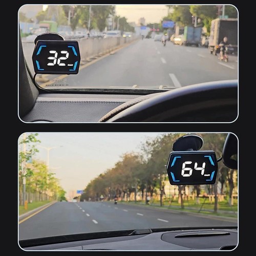 Digital Car HUD GPS Speedometer Head Up Display MPH D6C3 Alarm Compass T4A2 H6P5 - Picture 19 of 23