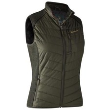 Womens Deerhunter Lady Caroline Padded Waistcoat Timber Sizes UK8 To UK20