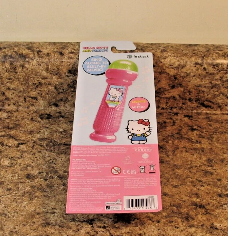 First Act Hello Kitty Sing Along Lights & Music Microphone NEW - Image 2 of 3