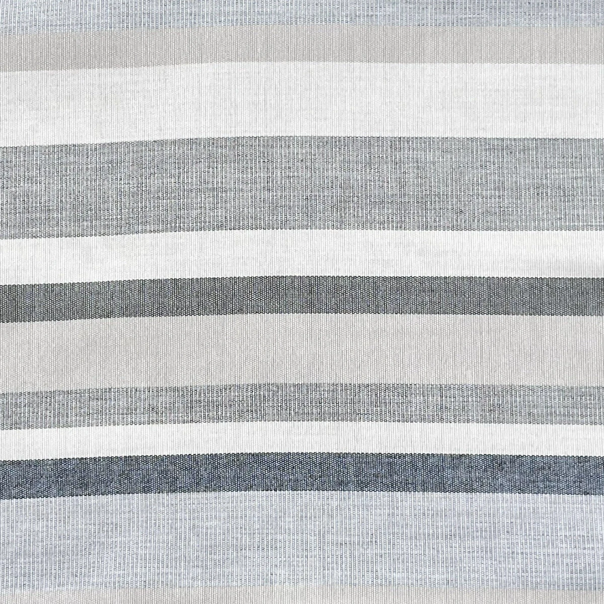 BALLARD SUNBRELLA INDOOR OUTDOOR FABRIC BURTON GRAY STRIPE BY THE