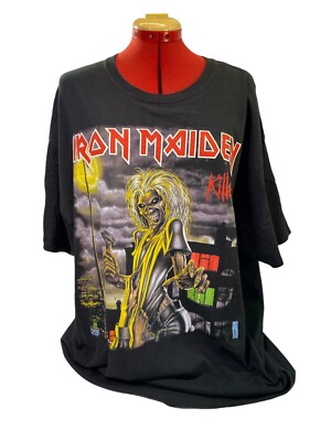 Iron Maiden Killers 2010 T Shirt Size 2XL Punk Rock Band Free Tracked Post