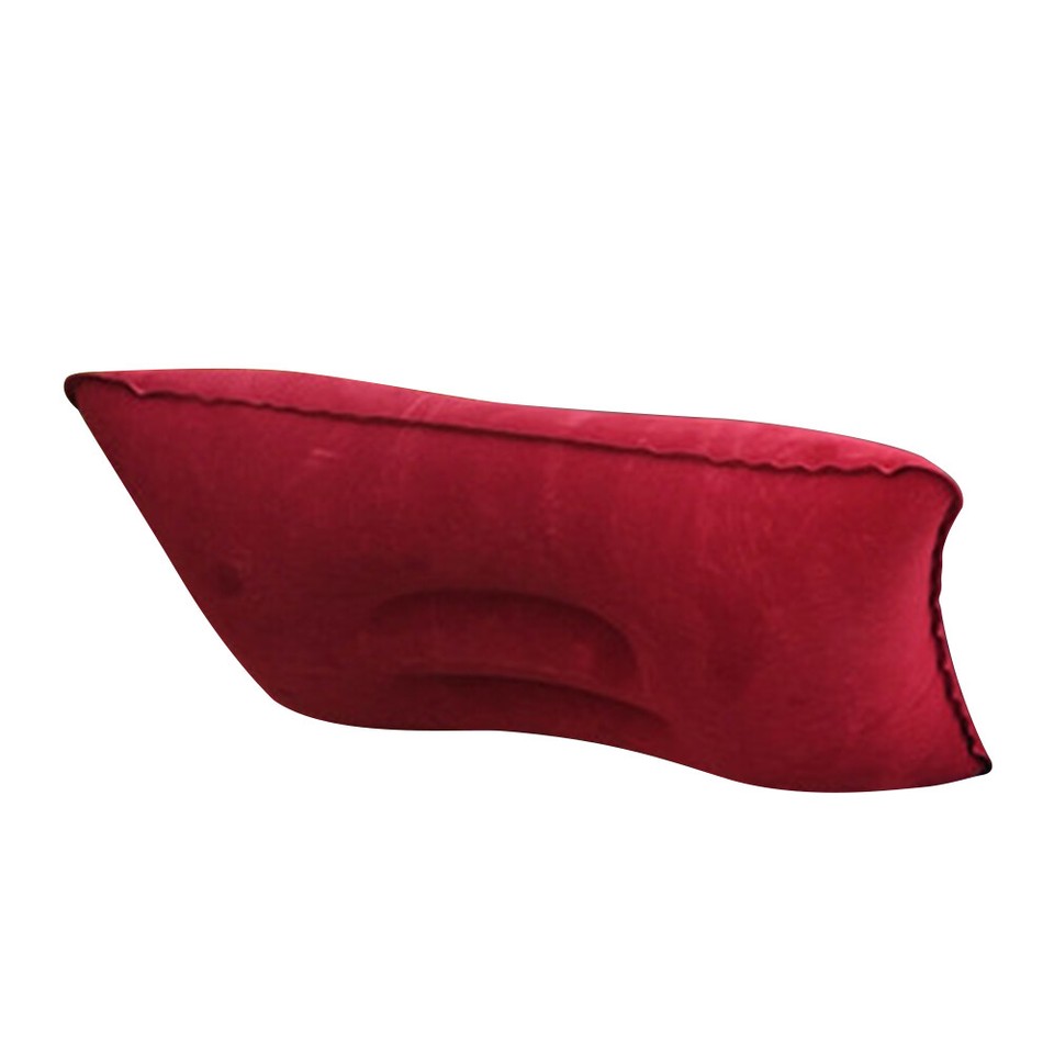 Bed Sleeping Pillow Small Squared Flocked Pillow for Car Plane Head