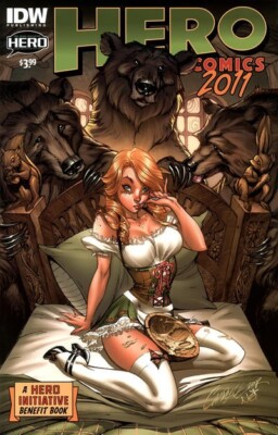 HERO COMICS 2011 J. Scott Campbell COVER IDW PUBLISHING 2011