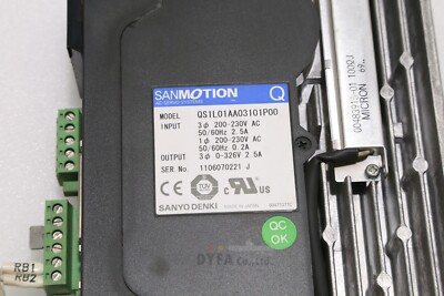 SANYO DENKI used QS1L01AA03101P00 AC Servo Driver DRV-I-4314=9B15