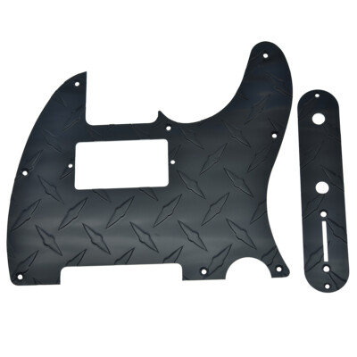 Diamond Plate Tele Humbucker Pickguard Control Plate fits Fender Telecaster