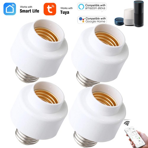 1/2/3/4pc Wireless WiFi E27 Light Bulb Holder Lamp Socket Adapter For Alexa T8O3 - Picture 12 of 12