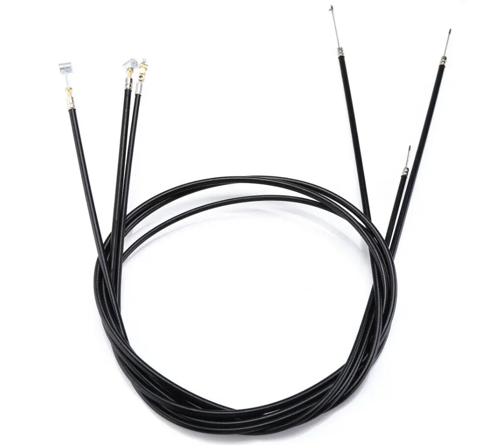 Universal Motorcycle Cable Kit Clutch Cable + Brake Cable + Throttle