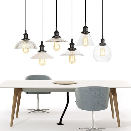 Glass Lamp Bedroom Pendant Lights Kitchen Chandelier Lighting Home Ceiling Light - Picture 5 of 5