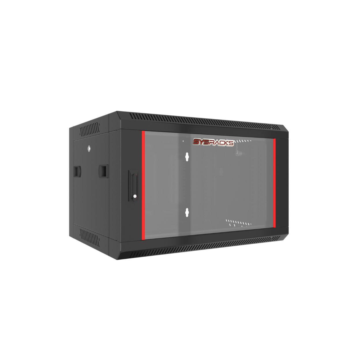 24 Inch Deep Rack Sysracks Cabinet With Locking Glass Door - 24 Inch ...