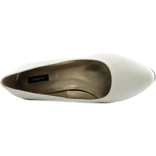 ARRAY Rose Women's Pump C/D Almond Toe Sandal Shoes US White Size 8 - Picture 4 of 5