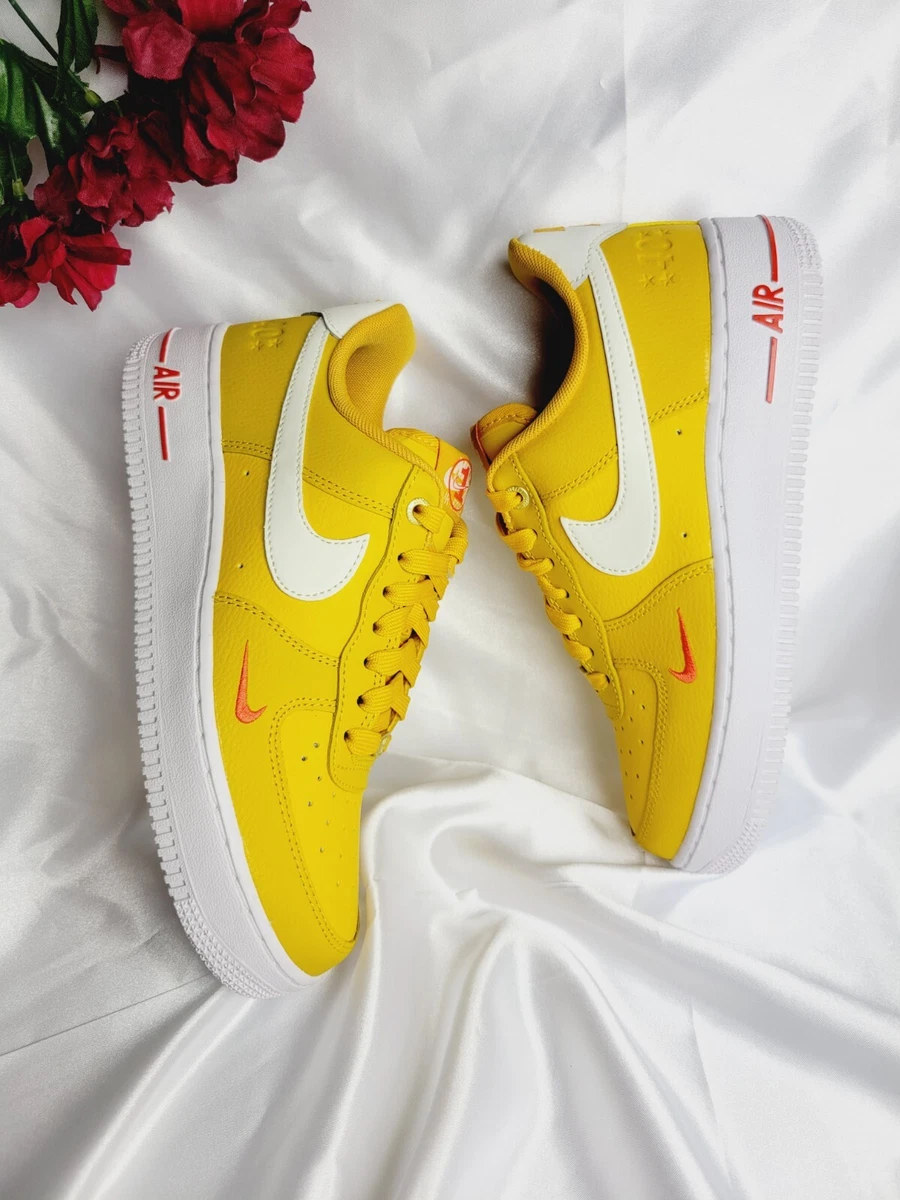 Air force 1 womens yellow sales