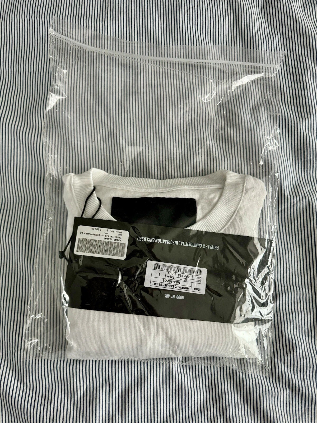 HBA (HOOD BY AIR) Maglietta Hood By Air HBA L S Spectrum Taglia Large