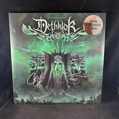 METALOCALYPSE DETHKLOK DETHALBUM IV TOUR EXCLUSIVE VINYL - SMALL & HOGLAN SIGNED
