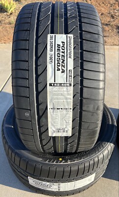 Set of TWO BRAND NEW 285/35ZR20 Bridgestone Potenza RE050A Tires