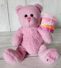 2001 Barbie Pink Bean Bag Teddy Bear Plus 5in READ