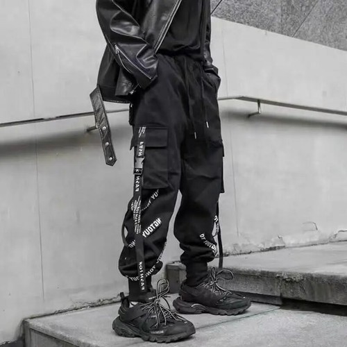 Men's Casual Hip Hop Harem Pants Trousers Cargo Joggers Streetwear Fashion Gift - Picture 19 of 30