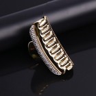 LARGE HAIR CLIP CRYSTAL DIAMANTE BLING WIDE HAIR CLIP CLAW GRIP BUTTERFLY CLAMP