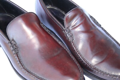 Florsheim Imperial 8.5 C VTG Shell Cordovan Yuma High Vamp Loafers