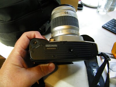 Pentax ZX-60 35mm SLR Film Camera w/Pentax 28-90 + Quanta ray 58mm