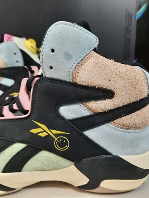 Reebok Shaq Attaq X Smiley 50th Anniversary 12 | eBay