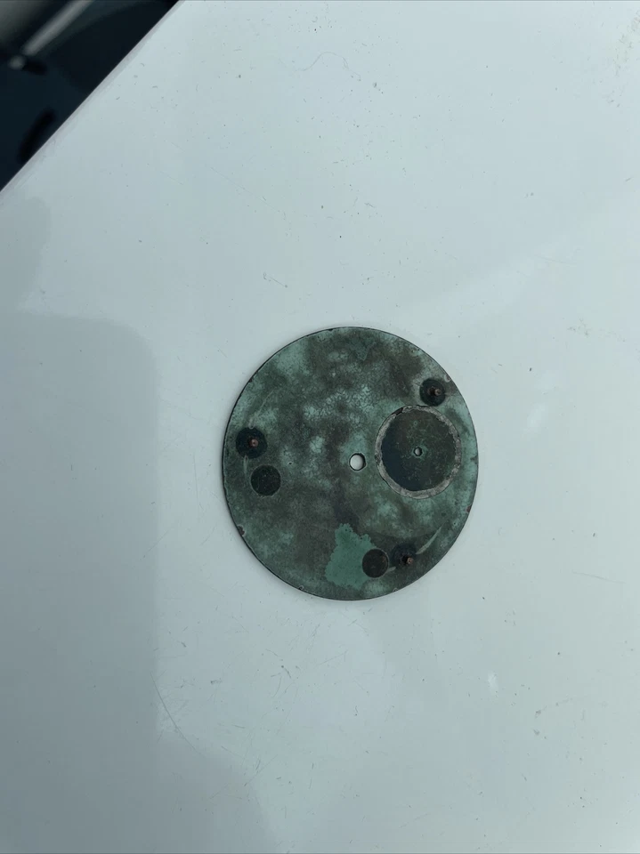 Reloj Waltham Blanco Dial Vintage 37.66mm Subesfera 9.3mm Negro Marcadores Numéricos Nuevo de Lote Antiguo Foto 3 de 4